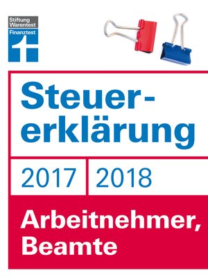 cover image of Steuererklärung 2017/2018--Arbeitnehmer, Beamte